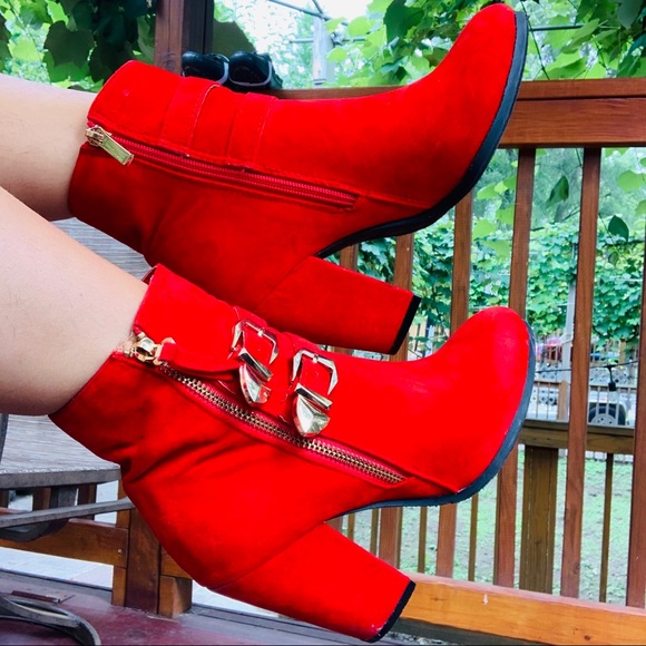 mascotte Shoes - Red Heeled Boots
